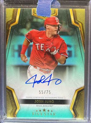 2024 Topps Five Star #FSA-JJ Aqua /75
