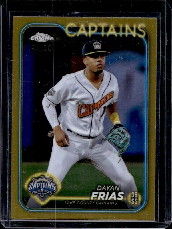 Dayan Frias 2024 Topps Pro Debut #PDC-154 Chrome - Gold Refractor /50 RAW