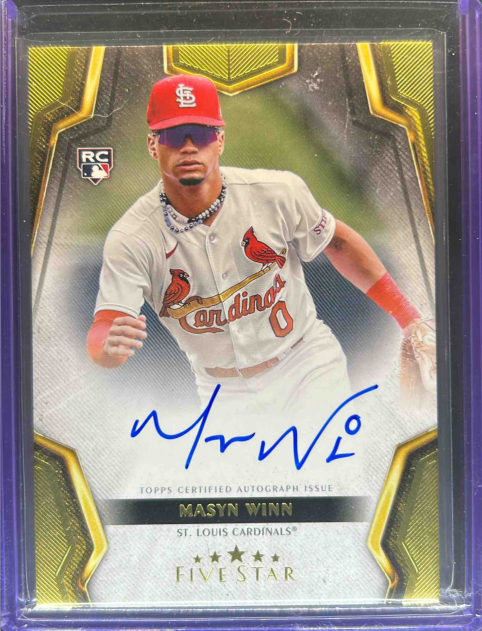 Masyn Winn 2024 Topps Five Star #FSA-MW Base Price Guide - Sports
