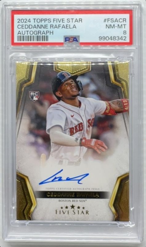 Ceddanne Rafaela 2024 Topps Five Star #FSA-CR Base Rookie RAW