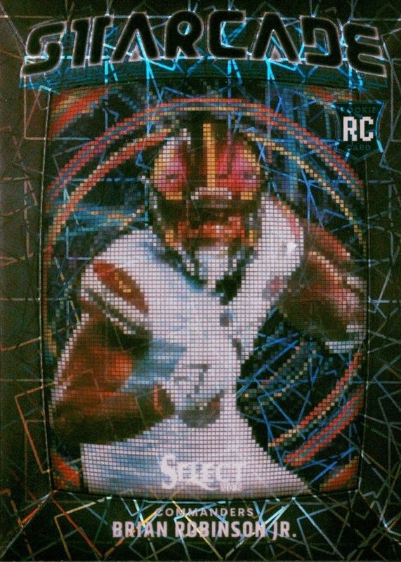 Brian Robinson Jr. 2022 Select #STAR-25 Starcade - Black /1 Rookie RAW