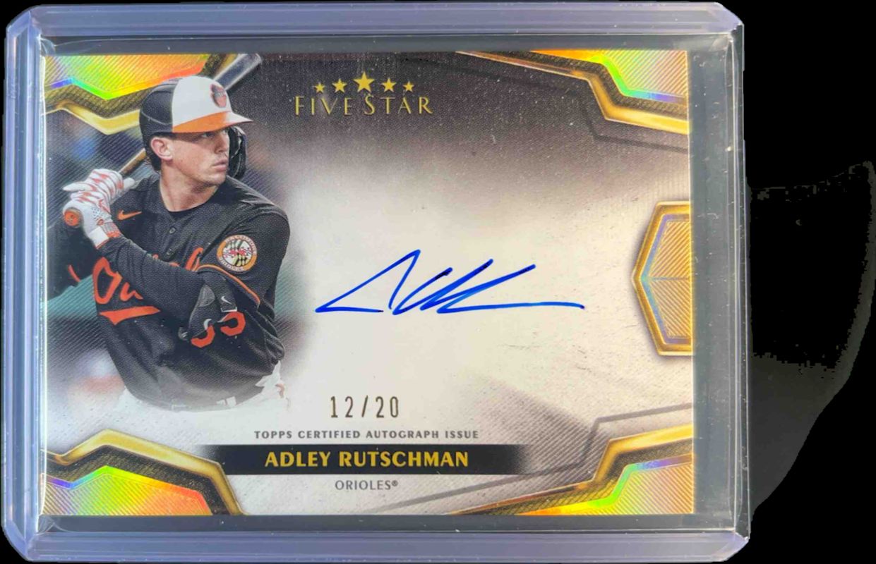 Adley Rutschman 2024 Topps Five Star #FSS-AR Five Star Signatures /20 RAW