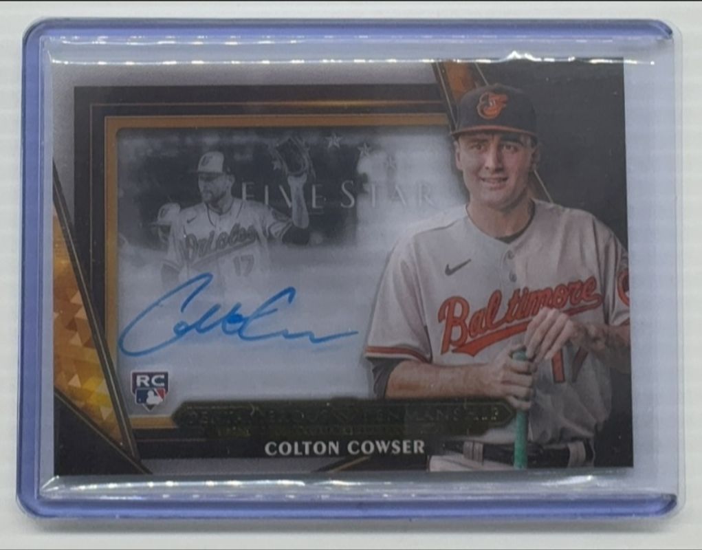 Colton Cowser 2024 Topps Five Star #PP-CC Five Star Pentamerous Penmanship Autographs /25 Rookie RAW