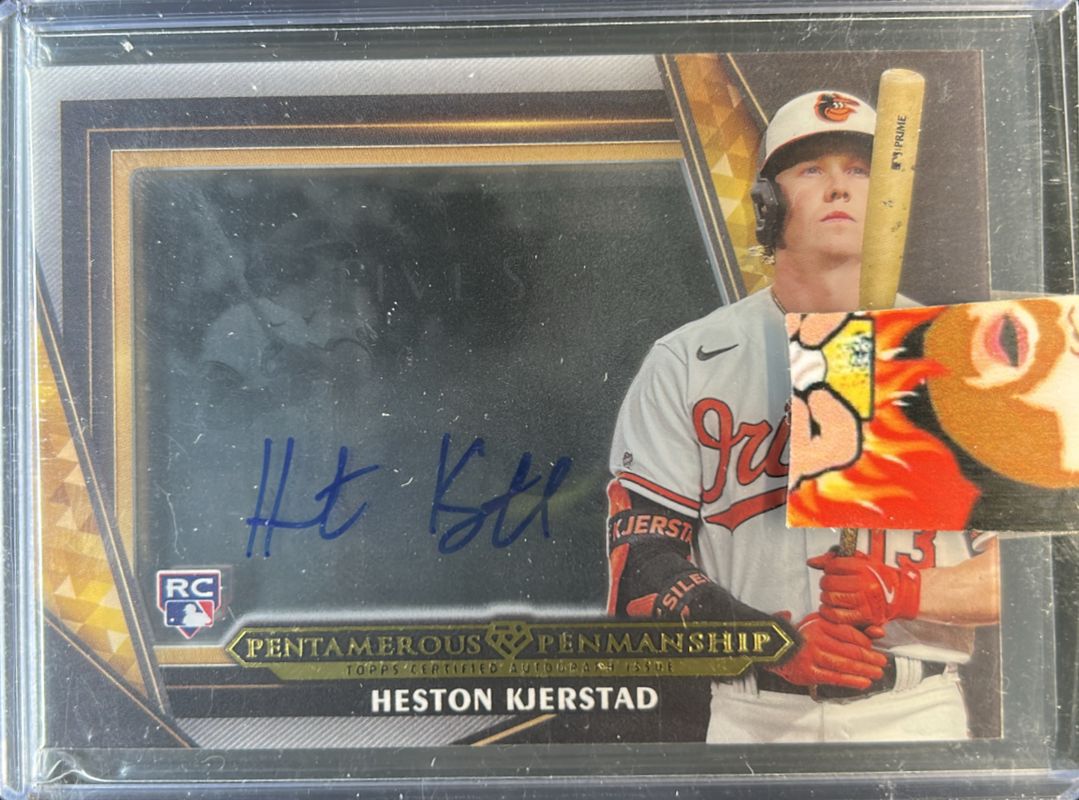 Heston Kjerstad 2024 Topps Five Star #PP-HK Five Star Pentamerous Penmanship Autographs /25 Rookie RAW