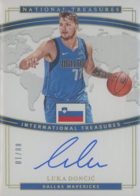 2018 National Treasures #IT-LDC International Treasures Autographs - Gold /10
