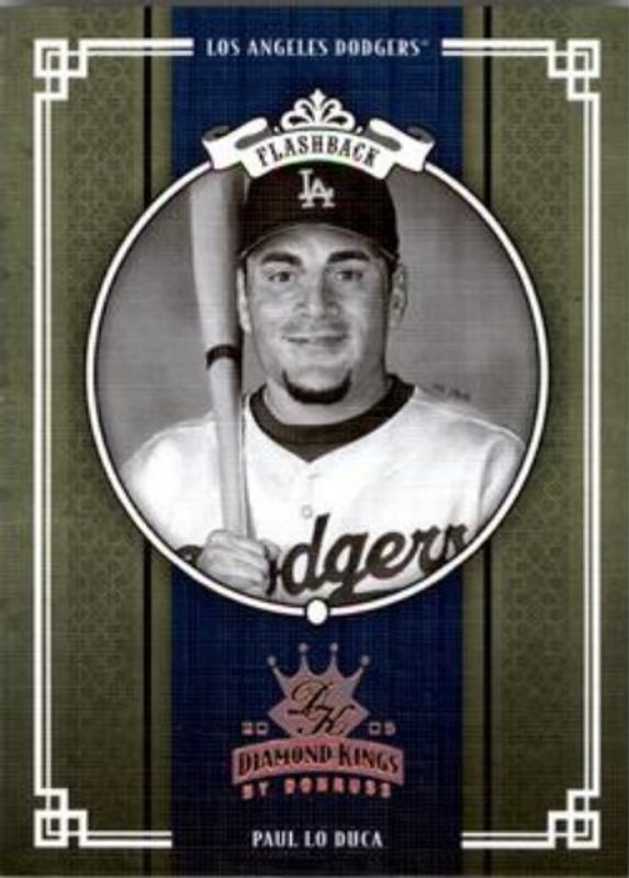 Paul Lo Duca 2005 Diamond Kings #271 Bronze Black & White /100 RAW