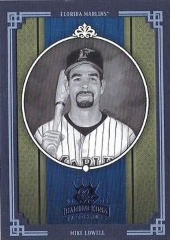 2005 Diamond Kings #97 Framed Blue Black & White /100