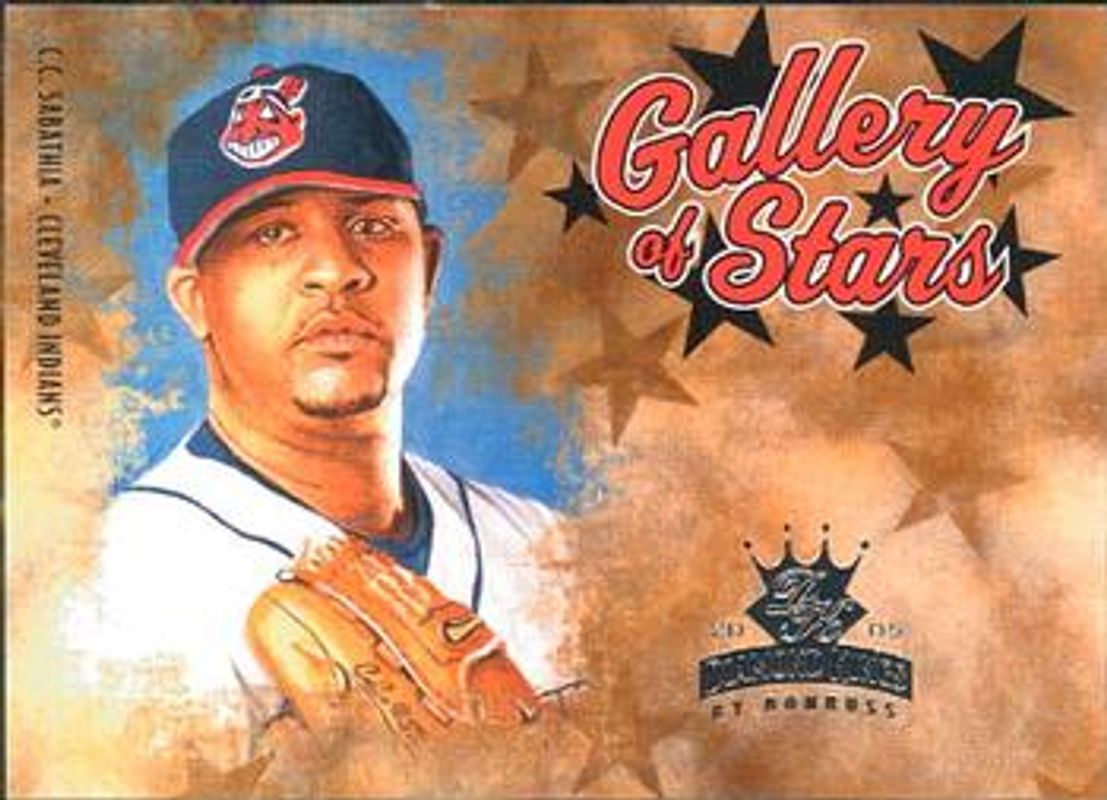CC Sabathia 2005 Diamond Kings #GS-4 Gallery of Stars RAW