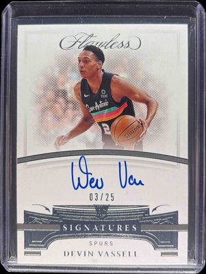 2020 Flawless #AUT-VAS Flawless Autographs /25