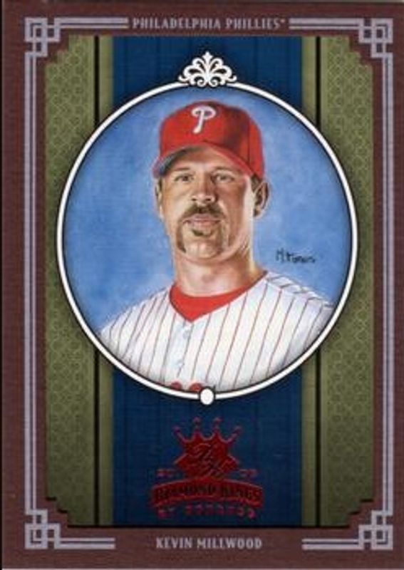 Kevin Millwood 2005 Diamond Kings #173 Framed Red RAW