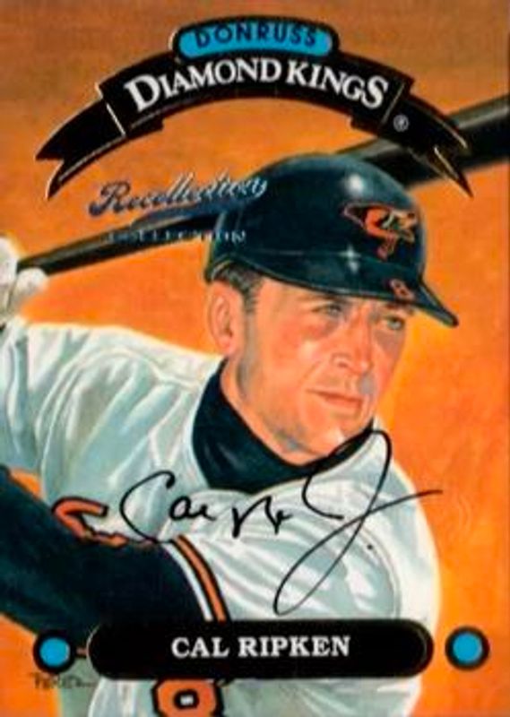 Cal Ripken, Jr. 2005 Diamond Kings #CR3 Recollection Autographs - Platinum /12002 RAW