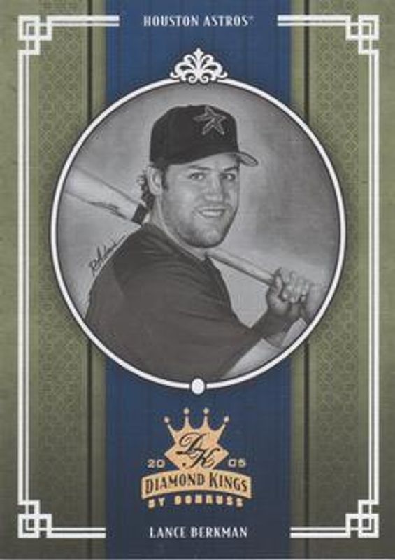 Lance Berkman 2005 Diamond Kings #103 Gold /10 RAW