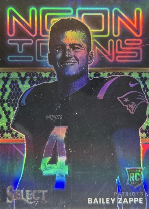 2022 Select #NI-14 Neon Icons - Green & Black Snakeskin /2