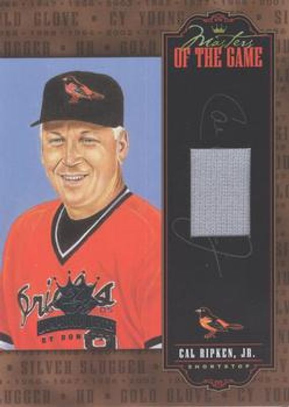 Cal Ripken, Jr. 2005 Diamond Kings #MG-2 Masters of the Game Jersey /50 RAW
