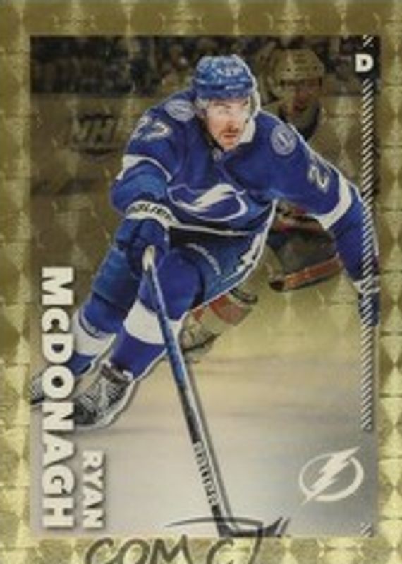 Ryan McDonagh 2022 Topps Chrome NHL Sticker Collection #458 Superfractor /1 RAW