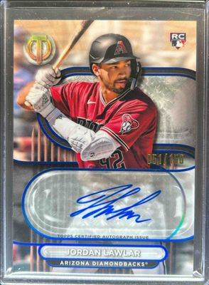 2024 Topps Tribute #TA-JL Tribute Autographs - Blue /150