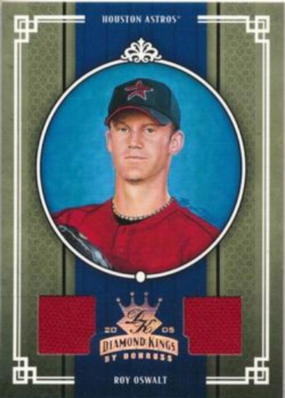 Roy Oswalt 2005 Diamond Kings #104 Materials - Bronze /200 RAW