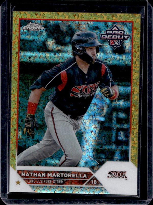 2023 Topps Pro Debut #PDC-57 Base Chrome - Gold Mini Diamond Refractor /50