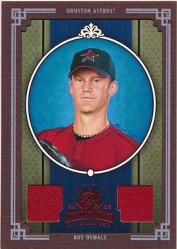 Roy Oswalt 2005 Diamond Kings #104 Materials - Framed Red /200 RAW