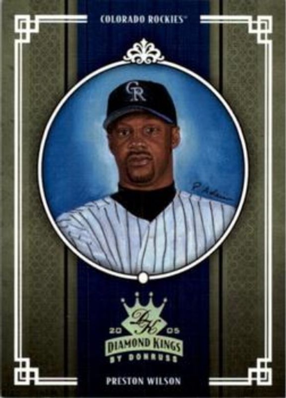 Preston Wilson 2005 Diamond Kings #85 Gold /10 RAW
