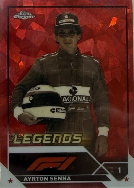 2023 Topps Chrome Formula 1 Sapphire Edition #198 Red /5