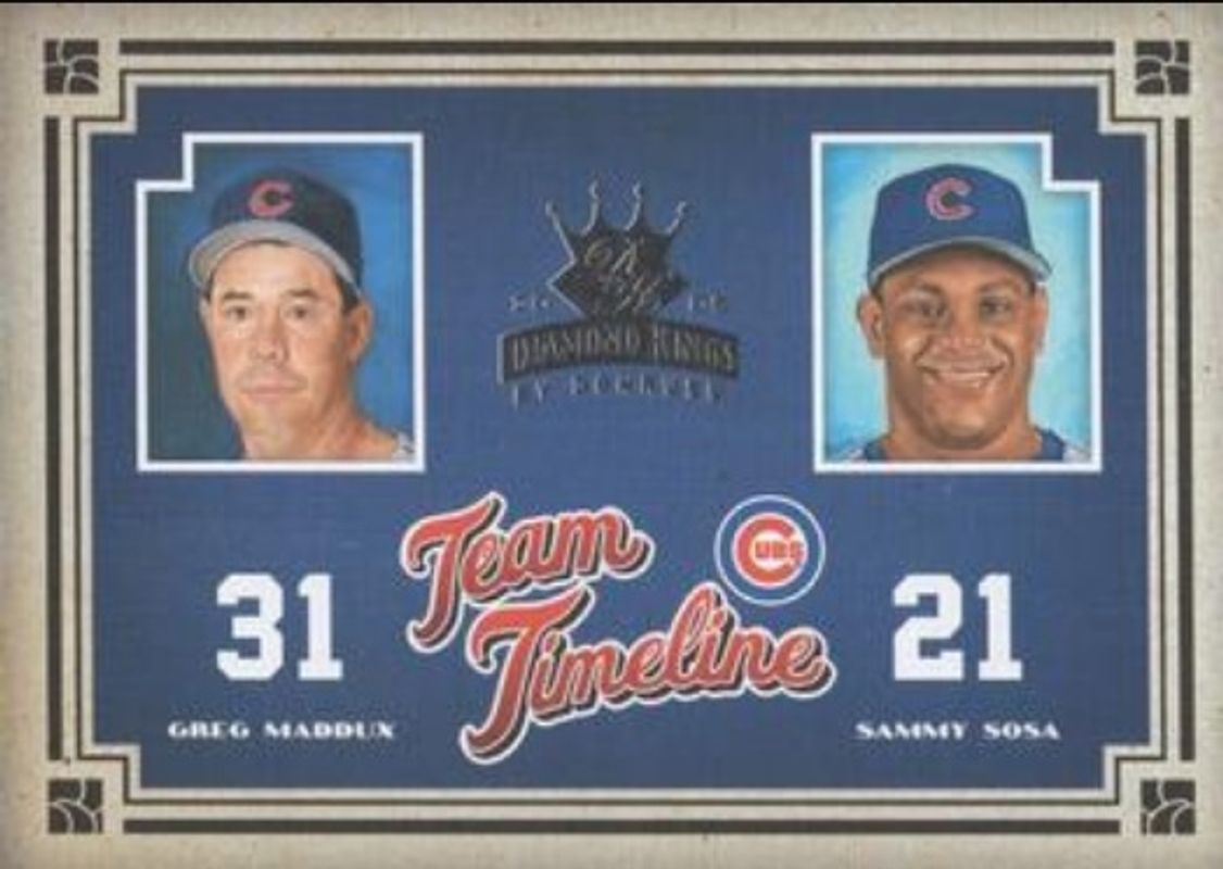 2005 Diamond Kings #TT-6 Team Timeline