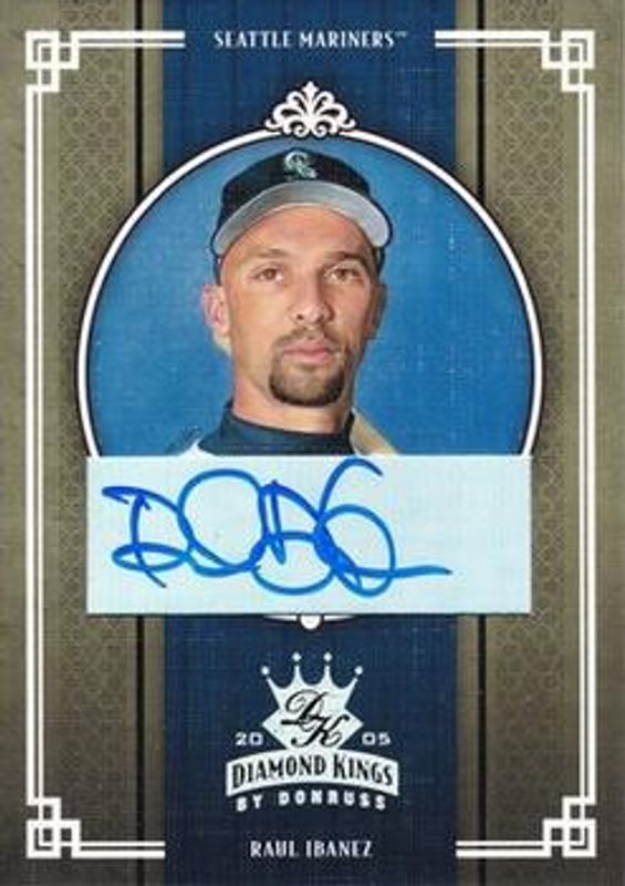 Raul Ibanez 2005 Diamond Kings #203 Signatures - Silver /100 RAW