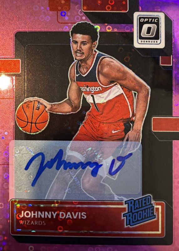 2022 Optic #206 Rated Rookie Signatures - Fast Break Pink /25
