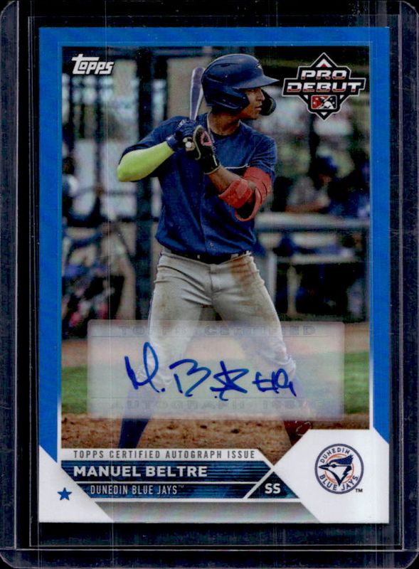 2023 Topps Pro Debut #PD-183 Autographs - Blue /150