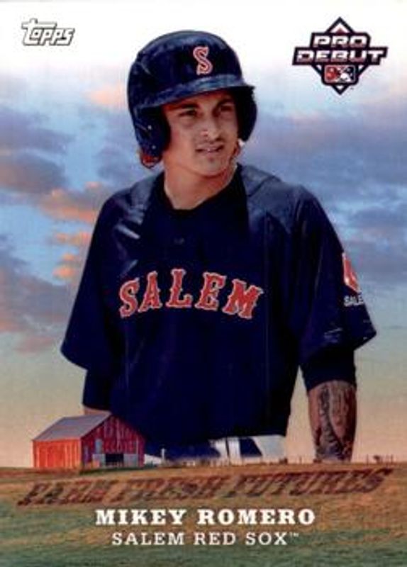 Mikey Romero 2023 Topps Pro Debut #FF-11 Farm Fresh Futures RAW
