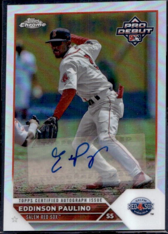 2023 Topps Pro Debut #PDC-155 Chrome Autographs - Refractor /99