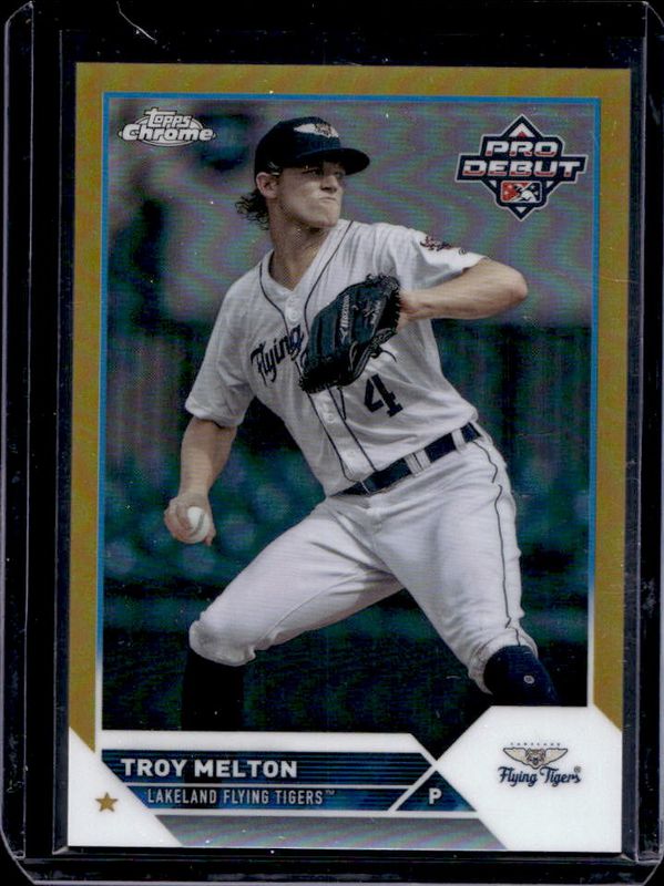 2023 Topps Pro Debut #PDC-148 Base Chrome - Gold Refractor /50
