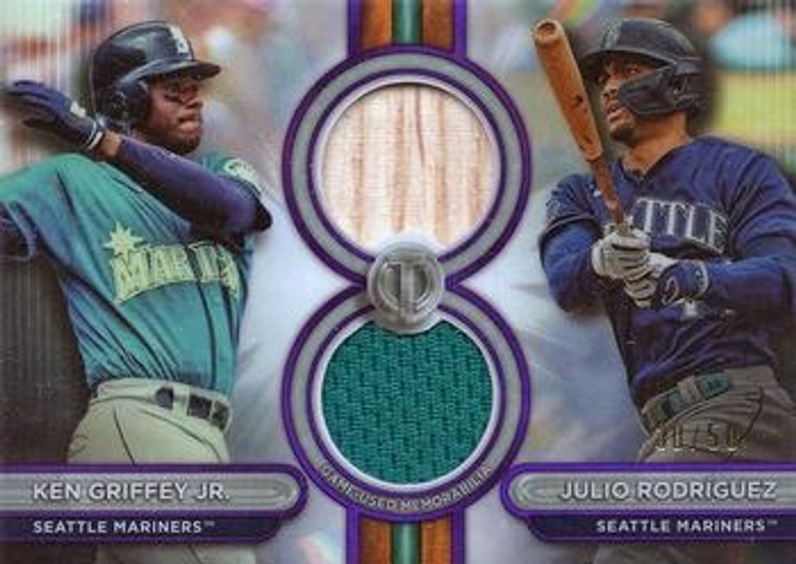 2024 Topps Tribute #DR2-GR Dual Relics Dual Player - Purple /50