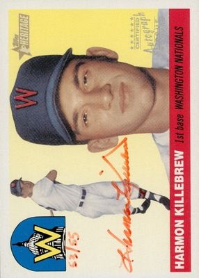 2004 Topps Heritage #RO-HK Real One Autographs - Red Ink /55