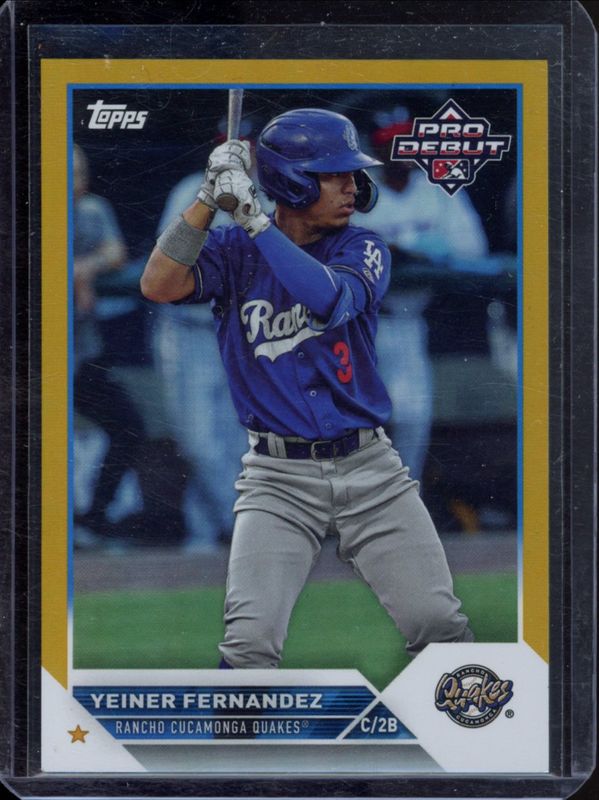 2023 Topps Pro Debut #PD-4 Gold /50