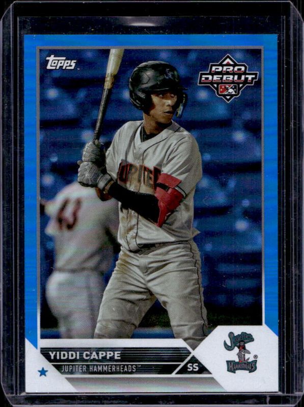 Yiddi Cappe 2023 Topps Pro Debut #PD-102 Blue /150 RAW
