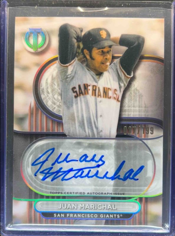 Juan Marichal 2024 Topps Tribute #TA-JM Tribute Autographs /199 RAW