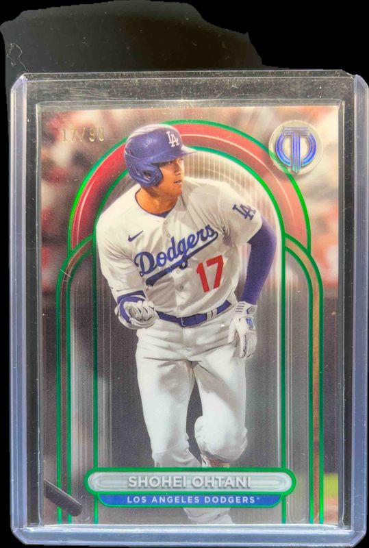 Shohei Ohtani 2024 Topps Tribute #18 Green /99 Price Guide