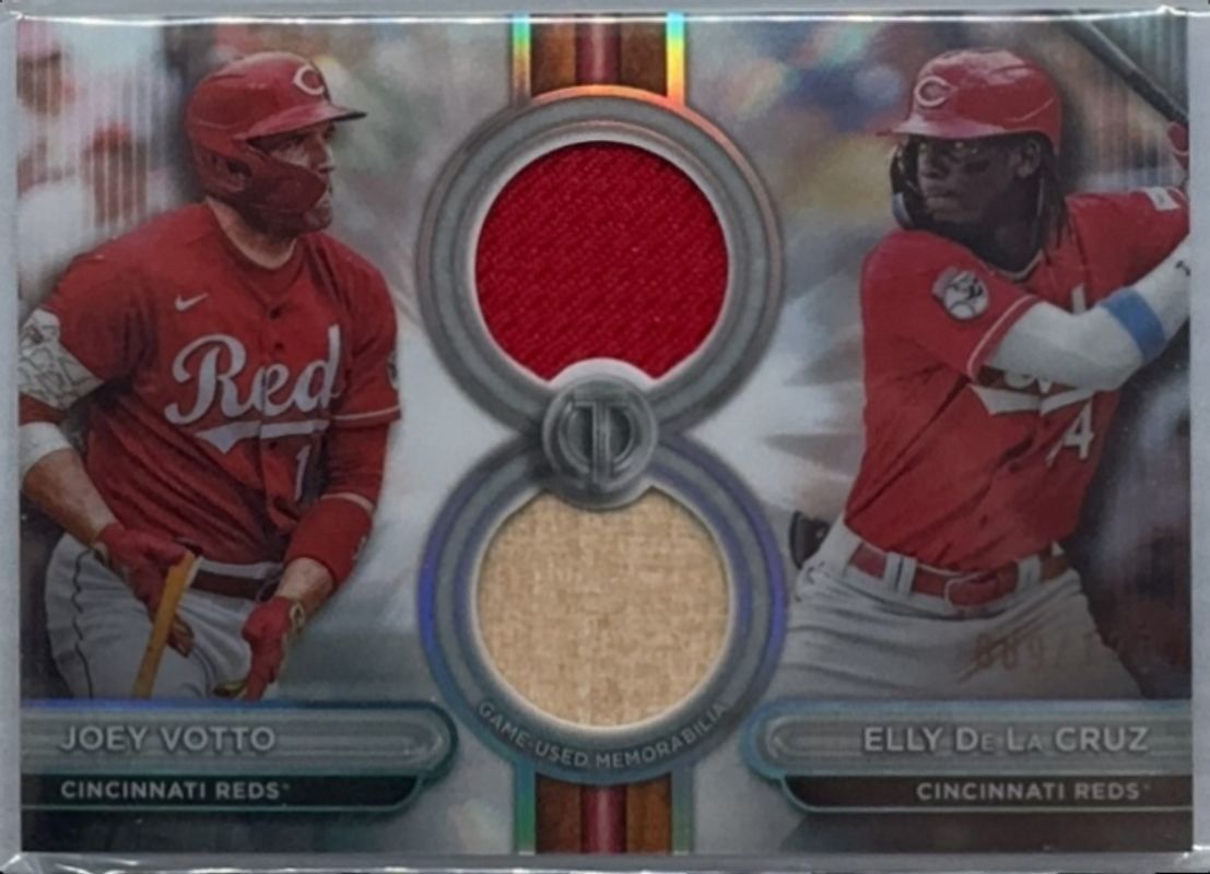 2024 Topps Tribute #DR2-VD Dual Relics Dual Player /199