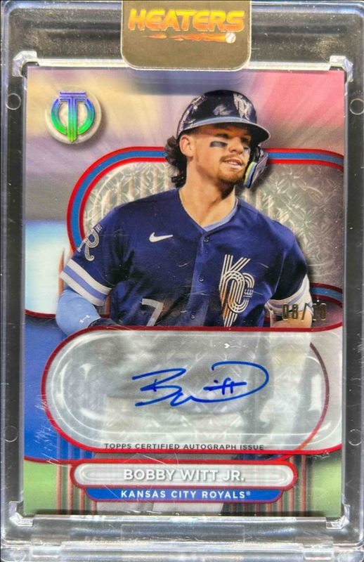 Bobby Witt 2024 Topps Tribute #TA-BW Tribute Autographs - Red /10 RAW