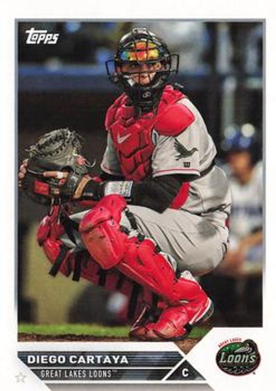Diego Cartaya 2023 Topps Pro Debut #PD-169 Base RAW