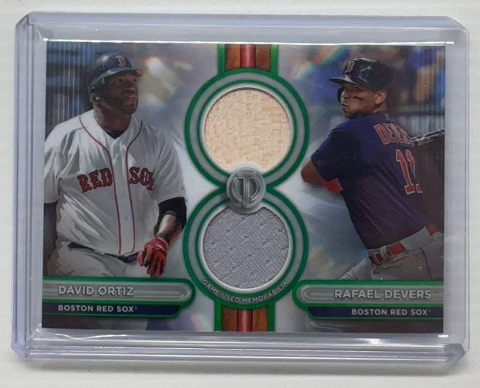 2024 Topps Tribute #DR2-OD Dual Relics Dual Player - Green /99