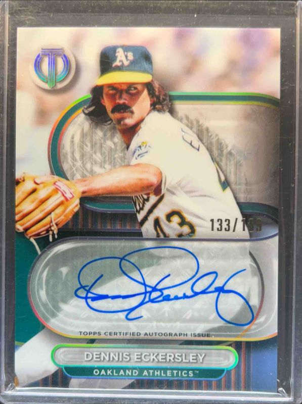 Dennis Eckersley 2024 Topps Tribute #TA-DE Tribute Autographs /199 RAW