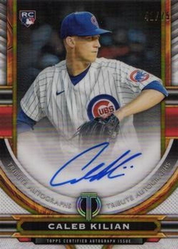 2023 Topps Tribute #TA-CK Autographs - Gold /75