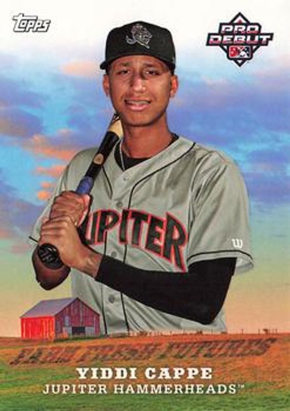 Yiddi Cappe 2023 Topps Pro Debut #FF-13 Farm Fresh Futures RAW