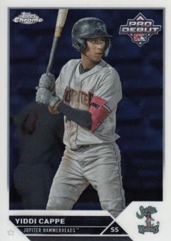 Yiddi Cappe 2023 Topps Pro Debut #PDC-102 Base Chrome RAW