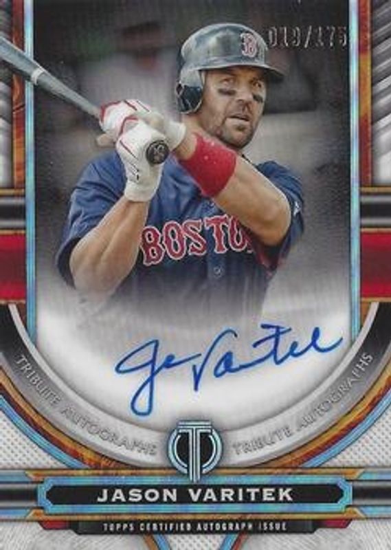 Jason Varitek 2023 Topps Tribute #TA-JV Autographs /199 RAW