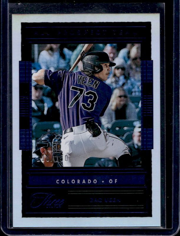 Zac Veen 2023 Panini Three and Two #APT-ZV All Prospect Team /150 RAW