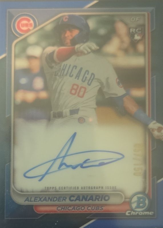 2024 Bowman #CRA-AC Chrome Rookie Auto - Refractor /499