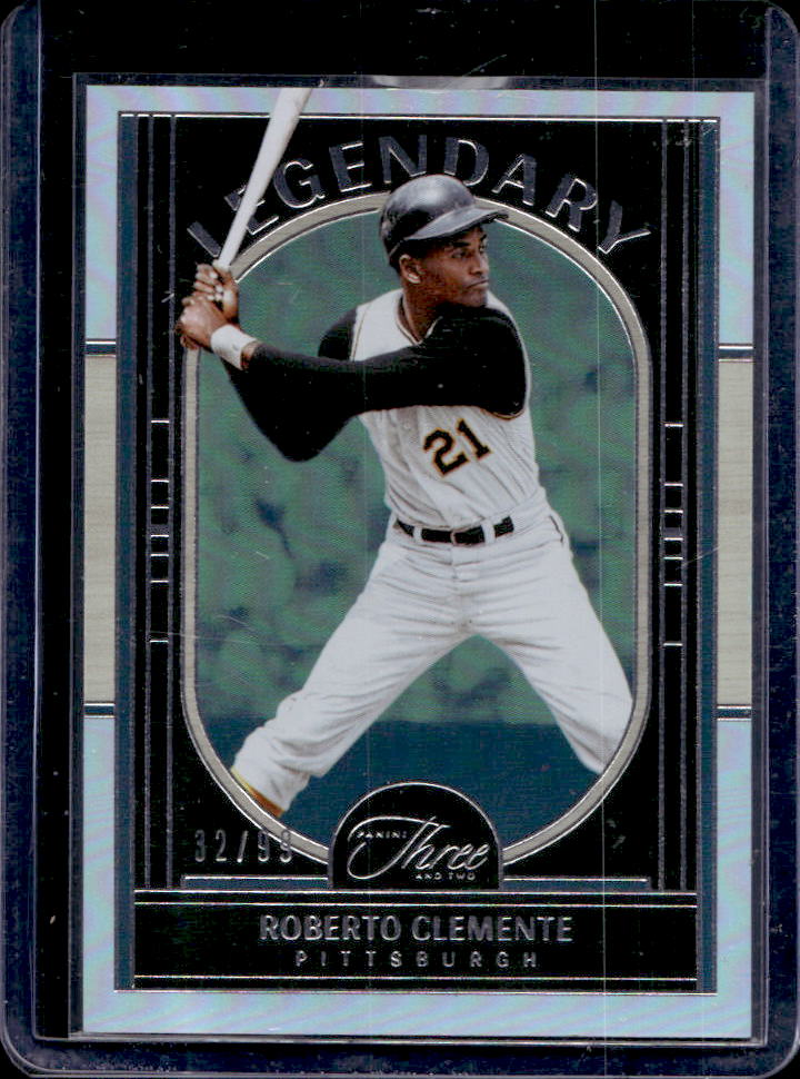 Roberto Clemente 2024 Panini Three and Two #29 Legendary /99 Price ...